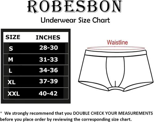 Vista 5 de Robesbon Calzoncillos tipo bóxer de algodón transpirable para hombre, paquete de ropa interior elástica suave