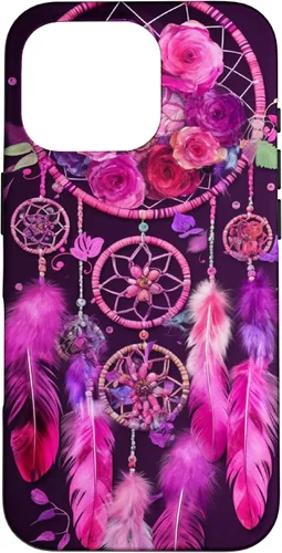 Vista 20 de Feather and Flower Dream Catcher Designed Case for iPhone 17