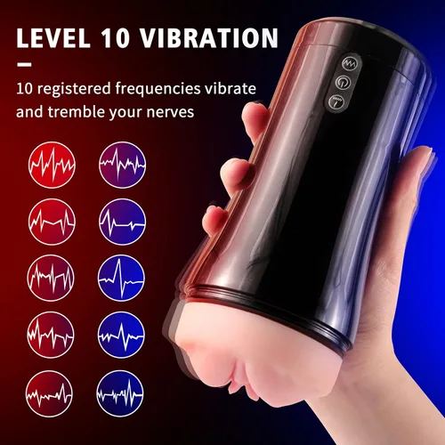 Vista 3 de Muñeca sexual vibrante de 4.4 libras, juguete sexual masculino automático para hombres, masturbador masculino, muñecas sexuales eléctricas