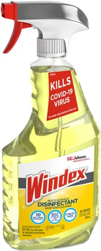 Vista 5 de SC Johnson Professional Windex Limpiador de superficies desinfectante de 32 onzas, 32 onzas líquidas