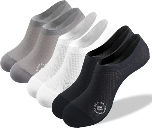 Vista 7 de Calcetines ultrafinos sin costuras antideslizantes de nylon para mujer, invisibles, ligeros y transpirables, paquetes de 3, 4 y 6 pares