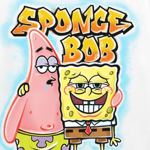 Vista 2 de Bob Esponja - Camiseta clásica de Bob Esponja Patrick Krusty Krab