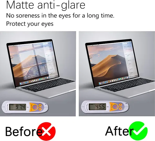Vista 2 de KEANBOLL Paquete de 3 protectores de pantalla antirreflejos (mate) para Apple MacBook de 12 pulgadas con pantalla Retina