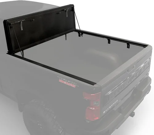 Vista 12 de Cubierta Rígida Tri-Fold para Caja de Camioneta Compatible con Chevy/GMC Silverado/Sierra 1500(2007-2026) 2500 3500 HD(2007-2019), Funciona