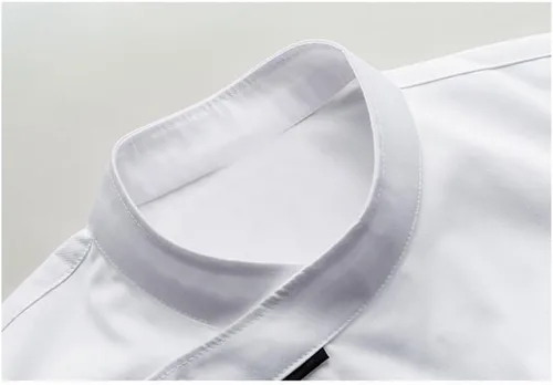 Vista 2 de Abrigo de chef para hotel, cocina, restaurante, unisex, chaqueta de chef clásica, uniforme de chef con bolsillos, camisa de cocina, Negro