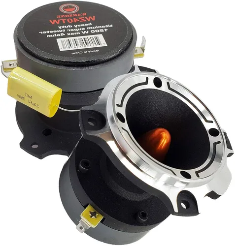 Vista 7 de 1 altavoz Gravity WZ40TW de 1200 vatios de potencia máxima, manejo de la serie Warzone, de titanio, resistente, súper tweeter, marco de aluminio
