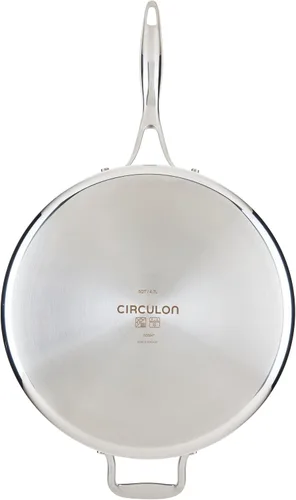 Vista 12 de Circulon C1 Series C1 - Utensilios de cocina de acero inoxidable revestido con tecnología ScratchDefense, sartén antiadherente de inducción con tapa