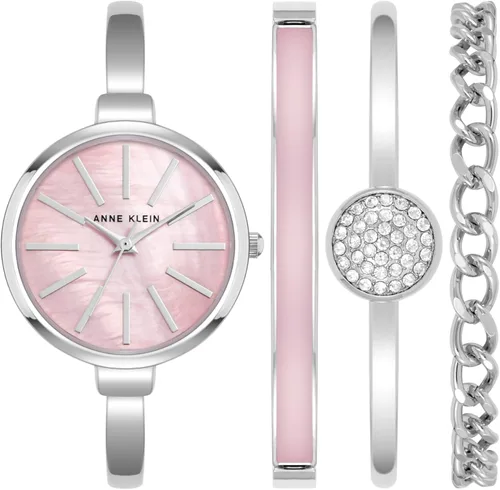 Vista 10 de Anne Klein Women's Bangle Watch and Bracelet Set