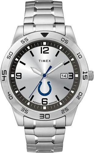 Vista 22 de Timex Tribute Reloj de cuarzo para hombre Citation de 42 mm con correa de acero inoxidable