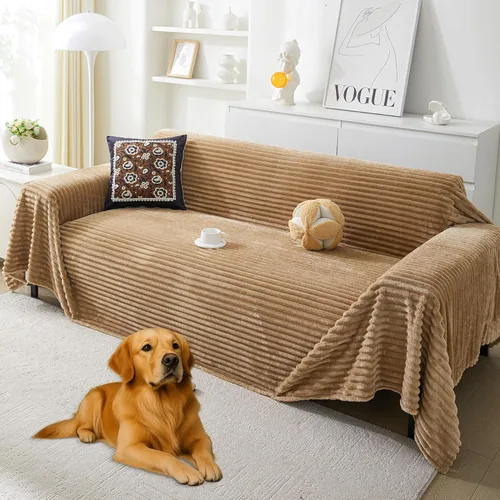 Vista 9 de HAOMAIJIA Fundas de Sofá Boho para Sofá de 2 Cojines - Amigable con Mascotas, Funda Suave y Gruesa Antideslizante para Perros - Protector de Muebles