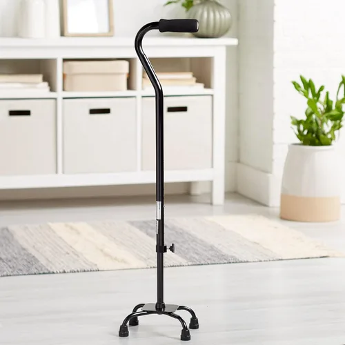 Vista 7 de McKesson Steel Small Base Quad Cane 30 to 39" Height