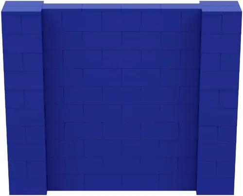 Vista 182 de EverBlock Kit de pared de 5 x 4 pies Bloques de construcción modulares Sistema de pared para edificios, pantallas y estructuras Divisor