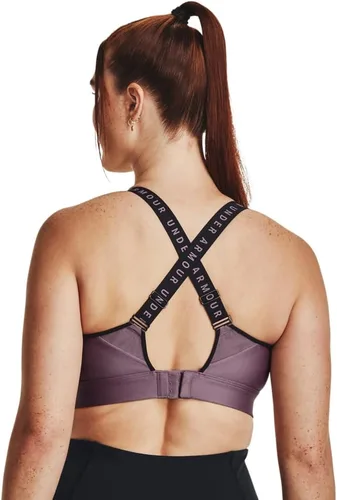 Vista 4 de Under Armour - Brasier deportivo Infinity de alto impacto para mujeres