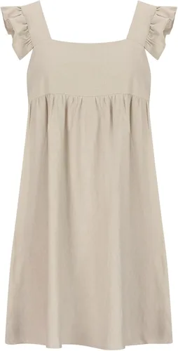 Vista 6 de Vestidos de verano para mujer vestido de corte entallado lindo vestido corto sin mangas cuello cuadrado vestido alto hasta la rodilla
