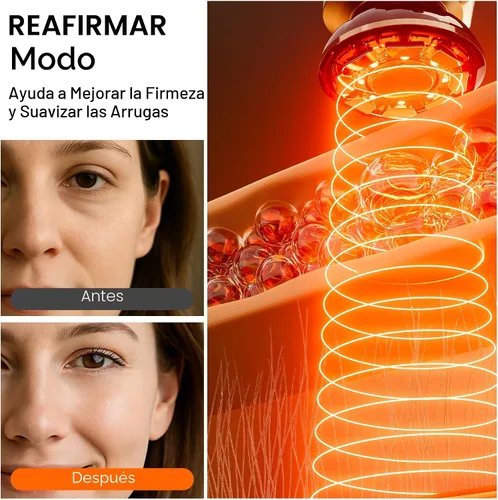Vista 4 de INIA FLARE - Dispositivo facial de microcorriente 3 en 1, terapia de luz