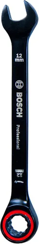Vista 8 de Bosch Professional Llaves de anillo/extremo abierto con función de trinquete (0.315 in, acero al cromo vanadio) - Exclusivo de Amazon