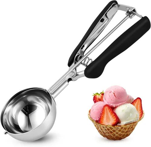Vista 13 de Juego de Cuchara de Galletas 1 Cucharada, Tamaño #60 Cuchara de Masa de Galletas para Hornear, Cuchara de Helado de 15 ml/0.5 oz, Cuchara