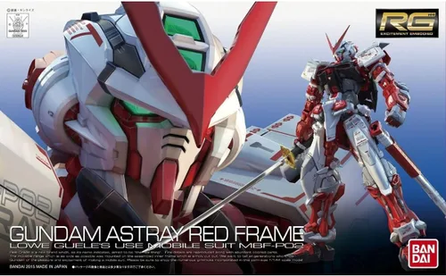 Vista 2 de Bandai Hobby - RG 1/144 Mbf-P02 Gundam Astray Marco Rojo