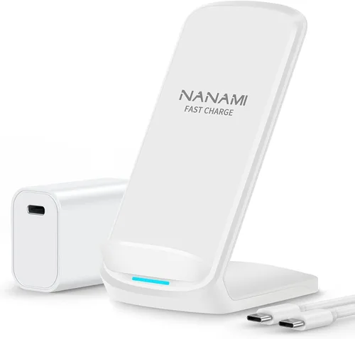 Vista 8 de NANAMI Cargador rápido, soporte de carga inalámbrico máximo de 15 W con Negro
