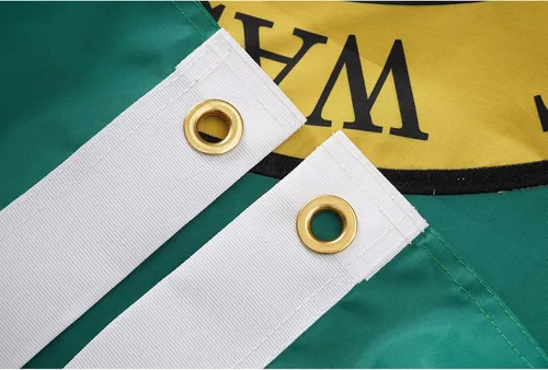 Vista 4 de TOPFLAGS Bandera mexicana bordada de 3 x 5 pulgadas, banderas de México Bandera de MX resistentes con 2 ojales de latón Bandera de México bordada 3x5