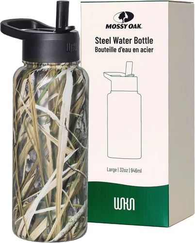 Vista 51 de Wildkin Kids - Botella de agua de acero inoxidable de 14 onzas para niños – Sin BPA, a prueba de fugas, aislada, fácil de limpiar - Ballerina