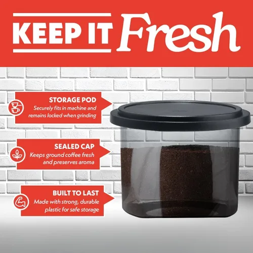 Vista 9 de Gourmia Cafetera de 10 tazas para moler y preparar - Molinillo de rebabas integrado, 3 fuerzas de preparación, pantalla digital programable, pausa