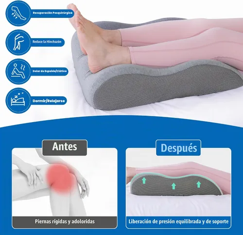 Vista 4 de BALAPET Almohadas de elevación de piernas para después de la cirugía, almohada de elevación ergonómica transpirable para poscirugía, después de una