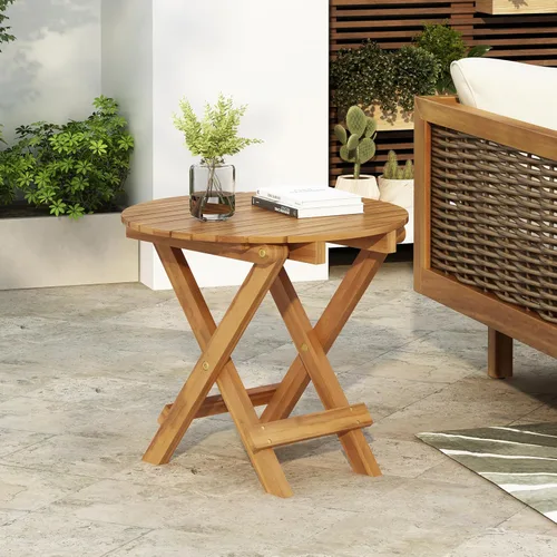 Vista 11 de 15.74'' Side End Tabel for Living Room, Modern Accent Drink Table, Wood Square Tabletop & Metal Pedestal, Easy Assembly, Black