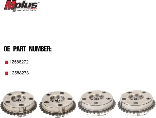 Vista 2 de MPLUS - Par de engranajes de piñón de actuador de entrada y escape VVT, repuesto 05-06 para Buick Allure LaCrosse / 04-06 para Buick Rendezvous