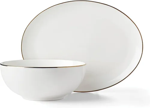 Vista 8 de Lenox Cuenco blanco Trianna, 0.90 libras
