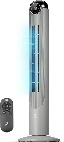 Vista 10 de Antarctic Star Ventilador de torre T36, ventilador oscilante sin aspas de 36 pulgadas con control remoto, 6 velocidades y 4 modos, pantalla LED