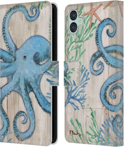 Vista 8 de Head Case Designs Funda de piel con licencia oficial de Paul Brent Agate Mermaid Coastal Book Funda compatible con Samsung Galaxy M04 5G / Galaxy