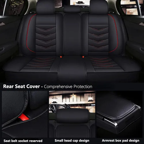 Vista 3 de Funda de asiento de auto para Subaru Impreza 1999-2022, funda de cojín duradera, resistente al desgaste, impermeable, transpirable, sin olor, fundas