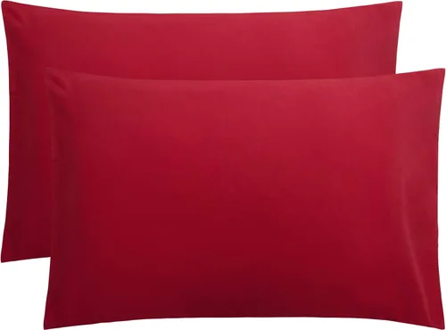 Vista 90 de FLXXIE Fundas de almohada de microfibra tamaño estándar, fundas de almohada suaves con cierre de sobre, fundas de almohada resistentes a arrugas