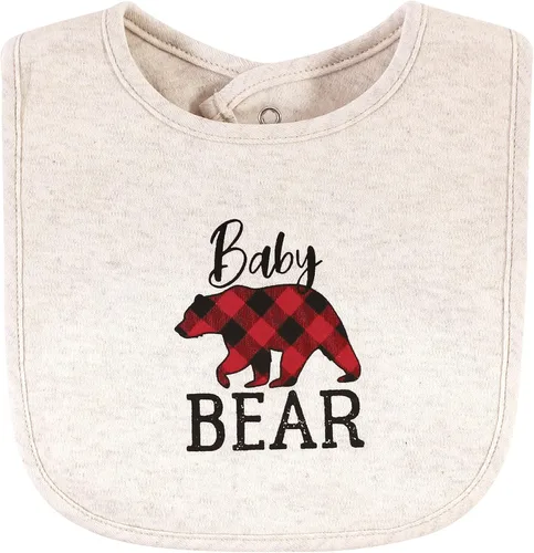 Vista 207 de Hudson Baby Conjunto de babero y calcetines unisex de algodón para bebé