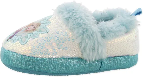 Vista 5 de Disney Frozen 2 Elsa Anna - Pantuflas de felpa para niñas pequeñas