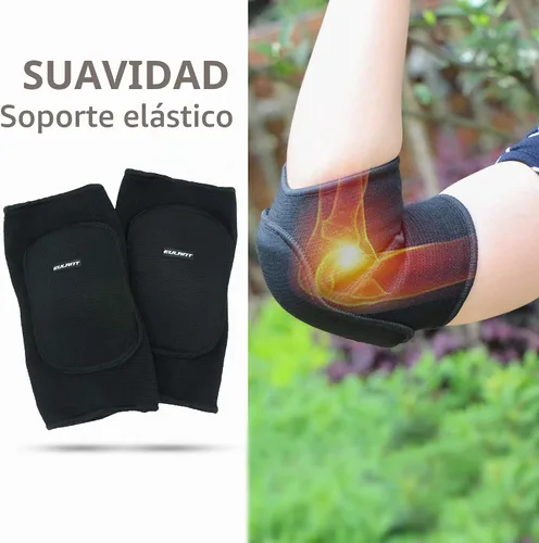 Vista 5 de EULANT Codera para niños, ajustable y transpirable, protector deportivo de neopreno, codera, codera, codera, vendaje para fútbol, ciclismo, golf