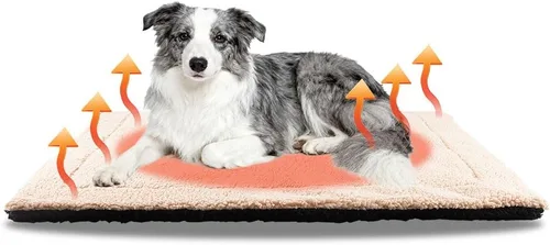 Vista 9 de AIO Almohadilla de cama autocalentable para gatos, almohadilla térmica avanzada extra cálida para mascotas de interior y exterior con funda