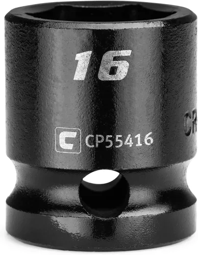 Vista 27 de Capri Tools Zócalo de impacto rechoncho de 0.394 in, accionamiento de 1/2", 6 puntos, métrico, CP55410