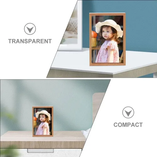 Vista 9 de Zerodeko Hucha para adultos, de madera, hucha para adultos, caja de fotos, caja de sombra para niñas, caja decorativa de sombra para el hogar