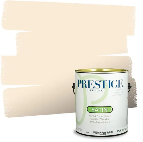 Vista 56 de PRESTIGE Pintura exterior e imprimación en uno, bronceado Aberdeen, plano, 1 galón