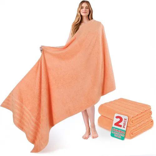 Vista 30 de American Soft Linen 100% Cotton Luxury Turkish Towels, 2PC 35x70 Bath Sheet