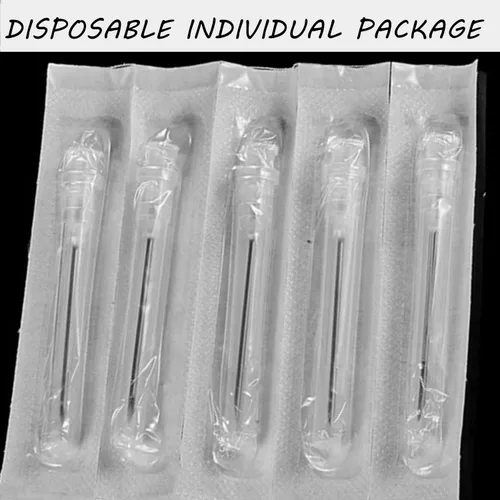Vista 5 de Paquete de 100 herramientas de laboratorio dispensadoras de acero inoxidable de 16Ga 1 1/4 pulgadas, accesorios para laboratorios científicos
