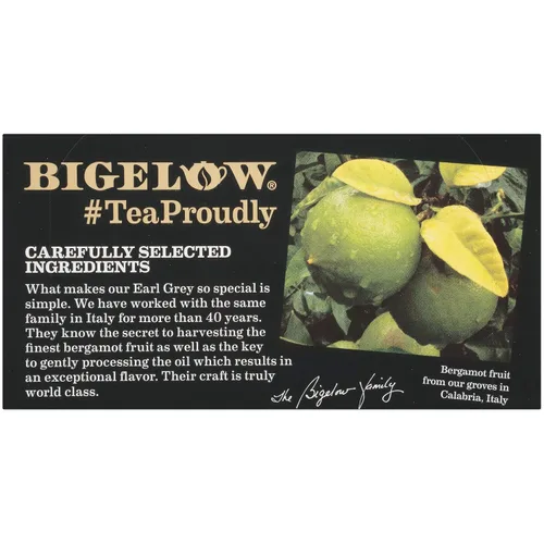 Vista 5 de Bigelow Tea Bolsas de té negro Earl Grey y descafeinado Earl Grey, 240 bolsas de té en total