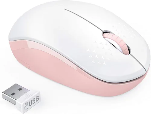 Vista 28 de Seenda - Ratón inalámbrico de 2.4G, con nanoreceptor USB, clic silencioso para computadora, portátil, PC, tableta, Mac - Negro