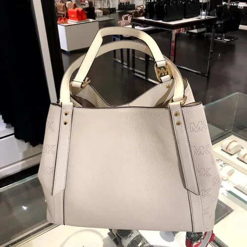 Vista 7 de Michael Kors Alto Bolso de mano grande de cuero granulado