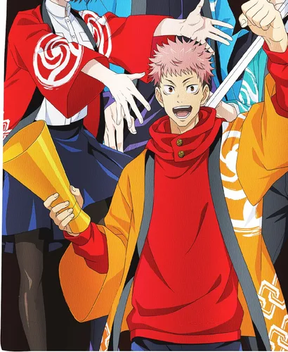 Vista 5 de Camiseta de Jujutsu para niños, traje de manga corta con póster de personaje de anime, pantalones cortos de 8 a 12 años