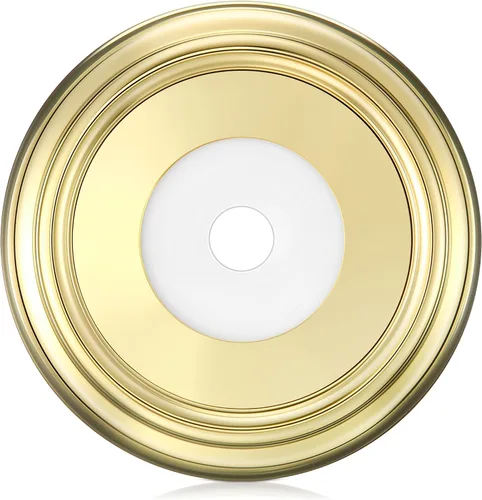Vista 10 de Enhon - Anillo de cubierta de metal para bañera con junta de espuma, níquel cepillado
