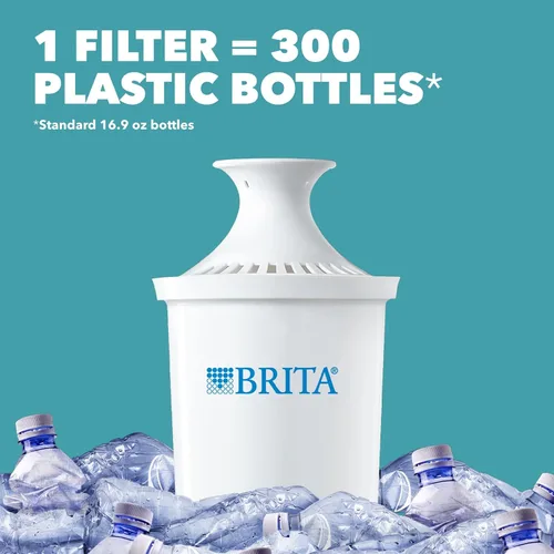 Vista 7 de Brita Jarra grande de filtro de agua + 2 filtros de repuesto estándar