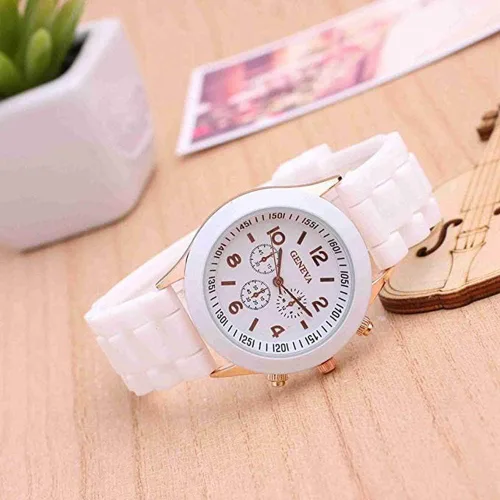 Vista 3 de CdyBox Reloj de pulsera unisex de silicona para mujer, de lujo, de cuarzo, para niña, niño, unisex